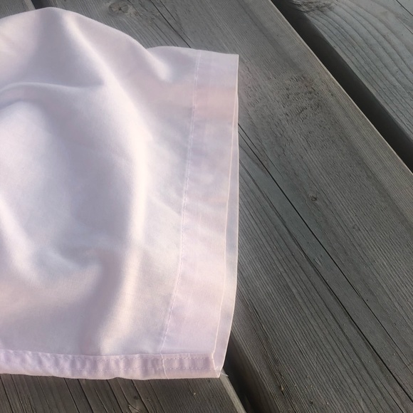 Lord & Taylor Light Pink Short Sleeve Button Down - Picture 5 of 8